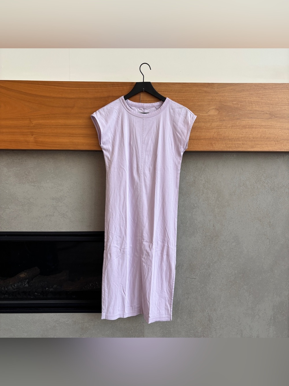 Everlane Women's Cotton Purple T-Shirt Dress, Size XXS